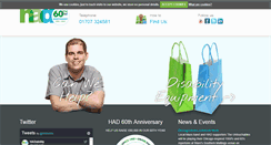 Desktop Screenshot of hadnet.org.uk